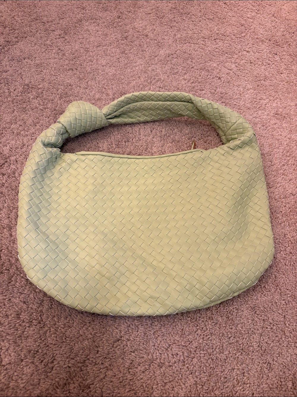 Anthropologie- Melie Bianco - Woven Light Green Shoulder Bag
